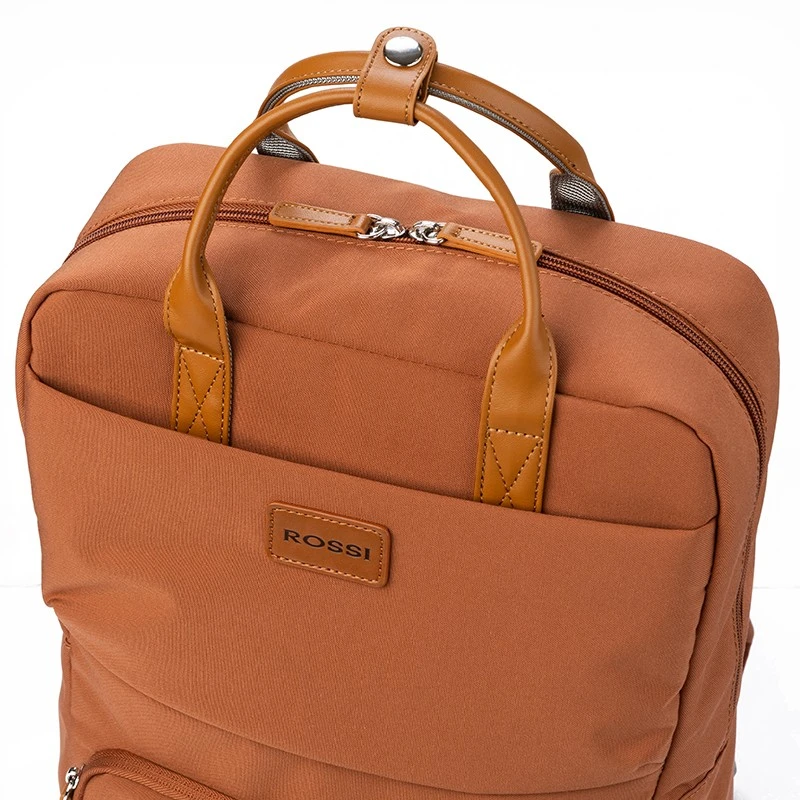 Дамска раница за лаптоп Rossi, K010-6, Кафява