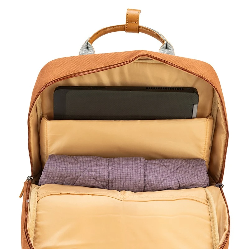 Дамска раница за лаптоп Rossi, K010-6, Кафява