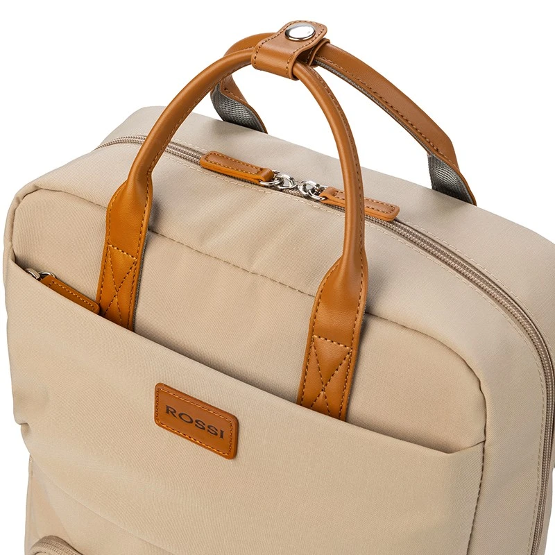 Дамска раница за лаптоп Rossi, K010-8, Капучино