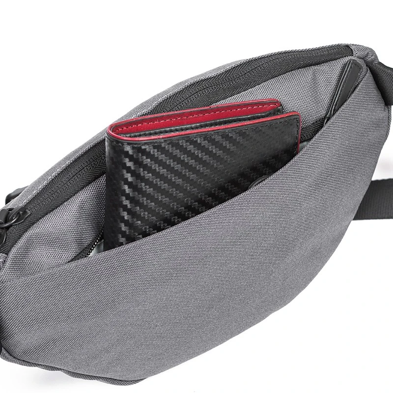 Мъжка чанта за кръст Rossi, K011-2, Сива