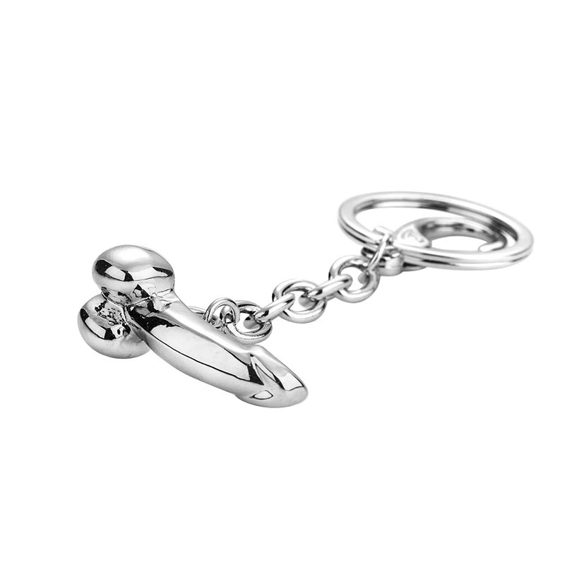 Ключодържател Фалос Димс-92, Сребрист, 9 см