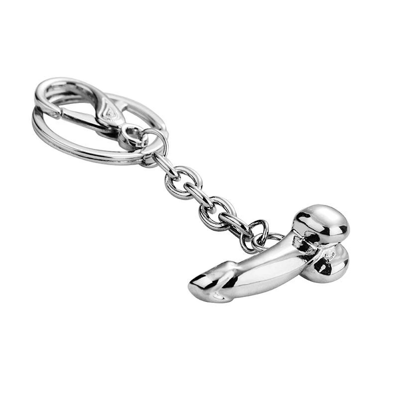 Ключодържател Фалос Димс-92, Сребрист, 9 см