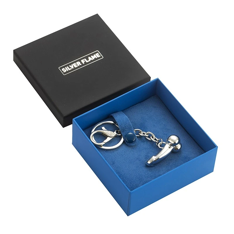 Ключодържател Фалос Димс-92, Сребрист, 9 см