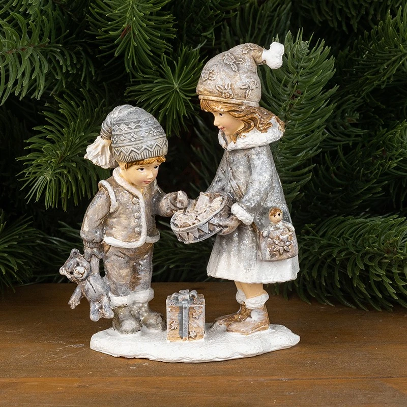 Коледна фигурка Димс-92 Дечица с подаръци