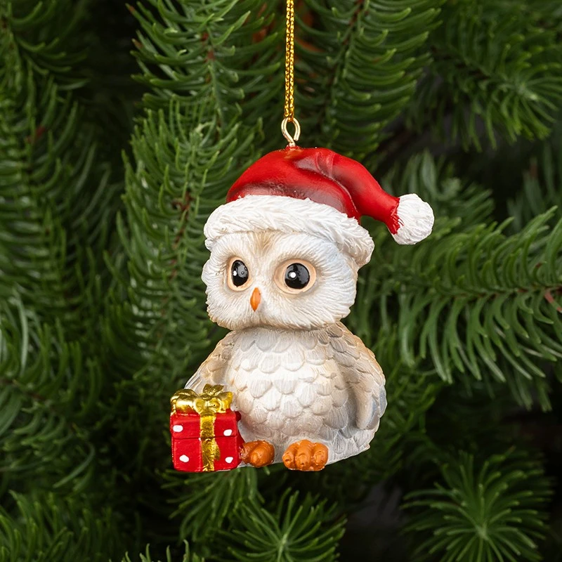 Коледна фигурка Сова AR013