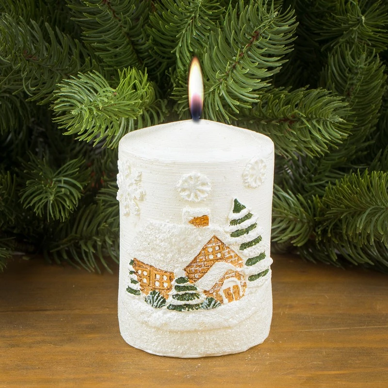 Свещ Димс-92, Коледна къщичка, Бяла