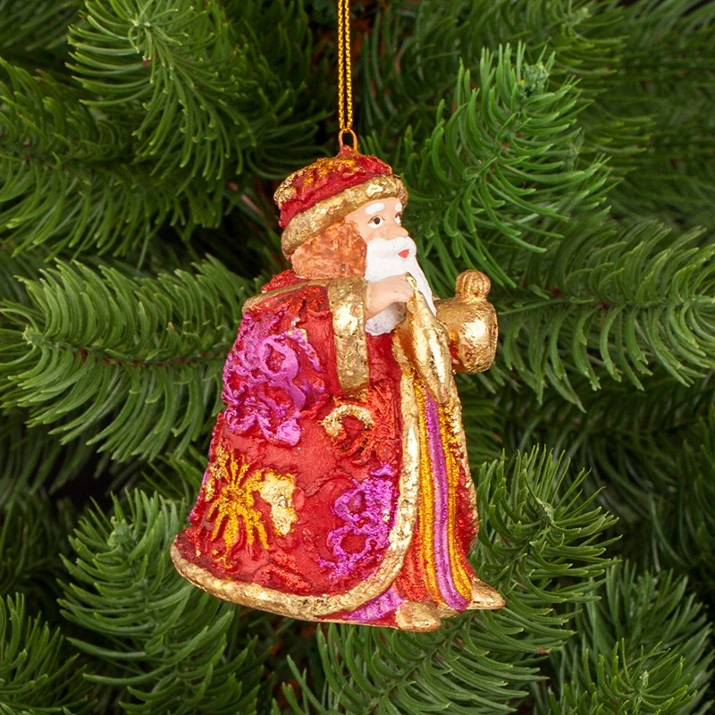 Коледна играчка Дядо Коледа Димс-92 ID050001, полирезин, 10 см