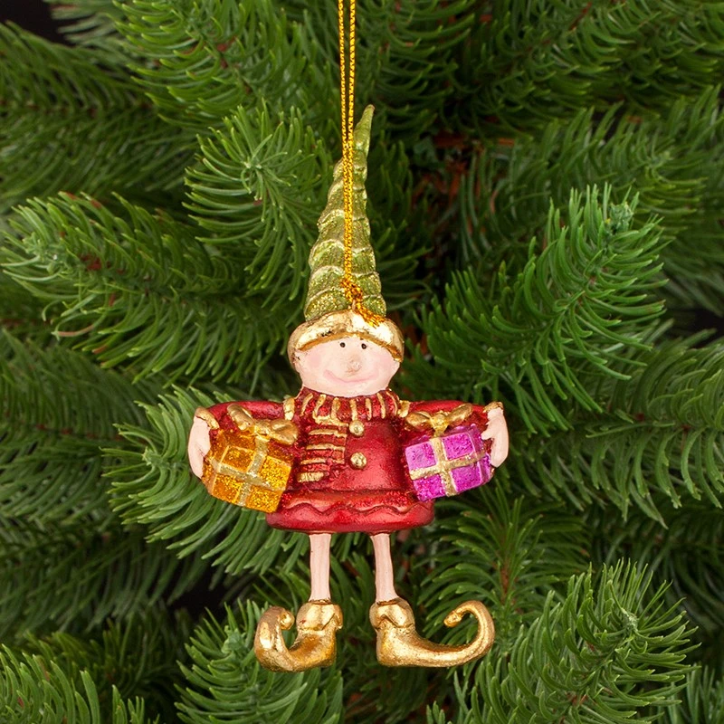 Играчка Димс-92 Коледна играчка Елф, полирезин, ID065001