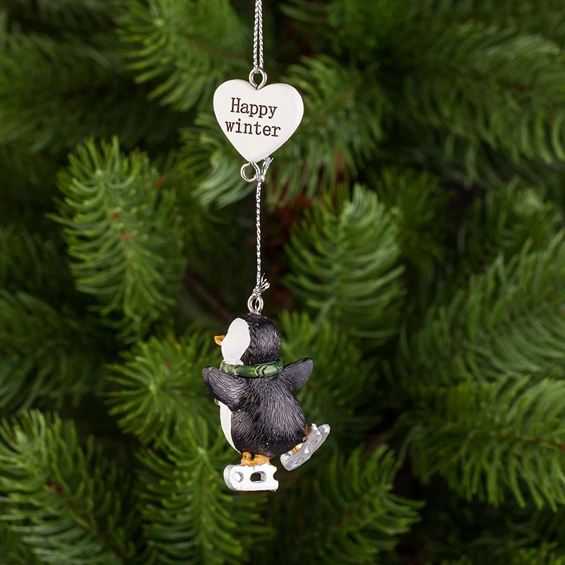 Коледно пингвинче на кънки Димс-92, KN050C, 5.5см