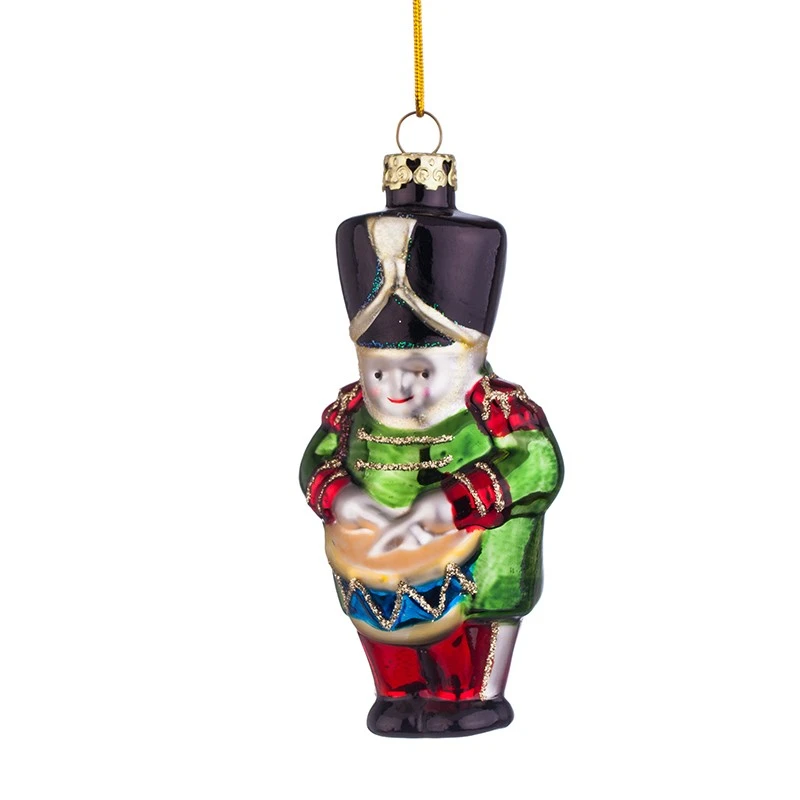 Коледна играчка Димс-92 Човече L095, стъкло, 5,5 см