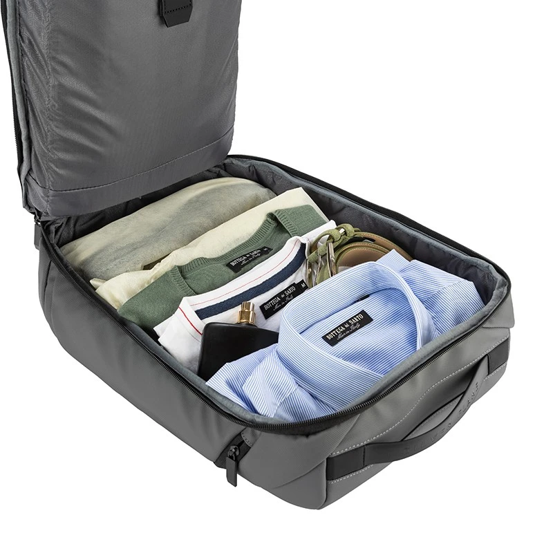 Раница за лаптоп с вграден USB порт Silver Flame, K001, Сива