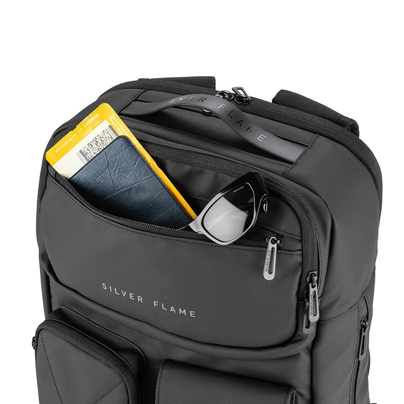 Раница за лаптоп Silver Flame, K002, Черна