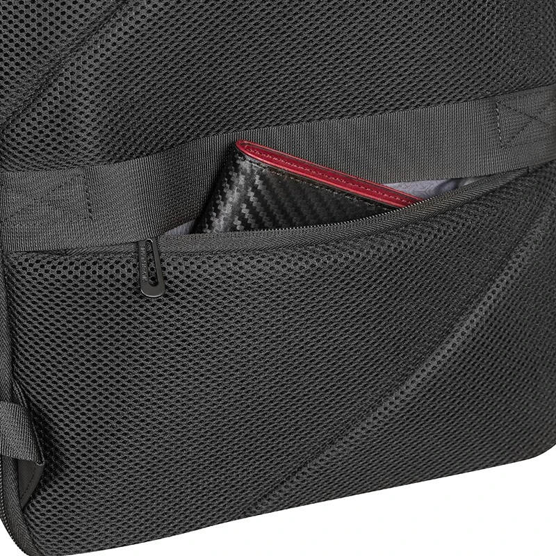 Раница за лаптоп с вграден USB порт Silver Flame, K004, Черна