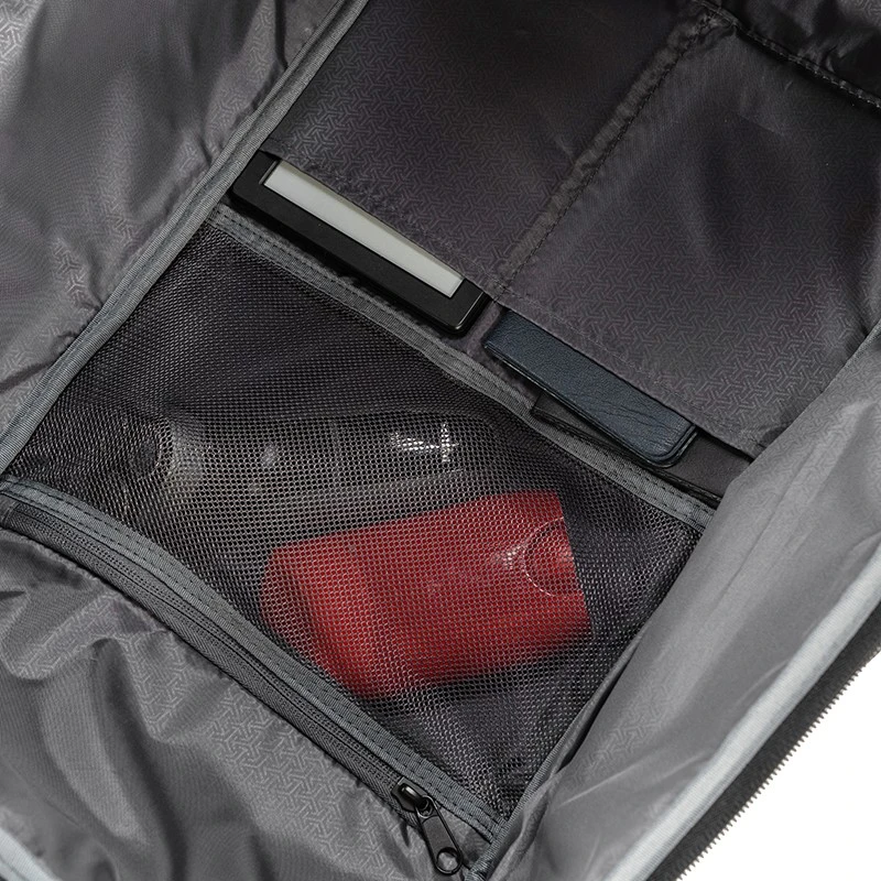 Раница за лаптоп с вграден USB порт Silver Flame, K004, Черна