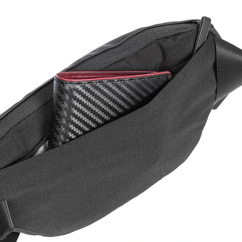 Мъжка чанта за кръст Rossi, K011-1, Черна