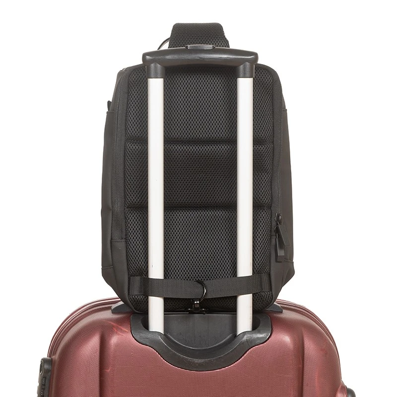 Мъжка раница през рамо  Silver Flame, K013-1, Черна