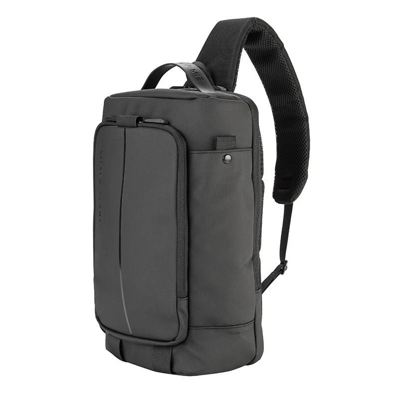 Мъжка раница през рамо  Silver Flame, K013-1, Черна