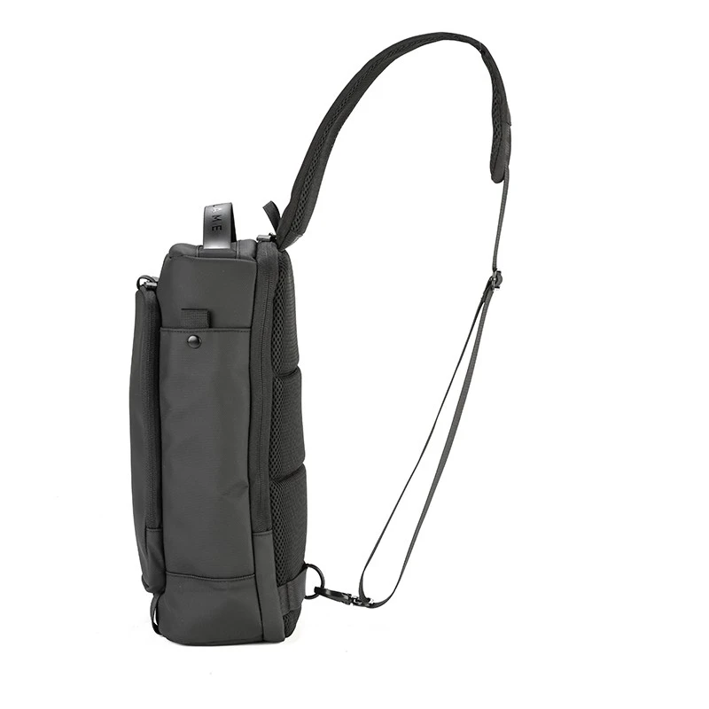 Мъжка раница през рамо  Silver Flame, K013-1, Черна