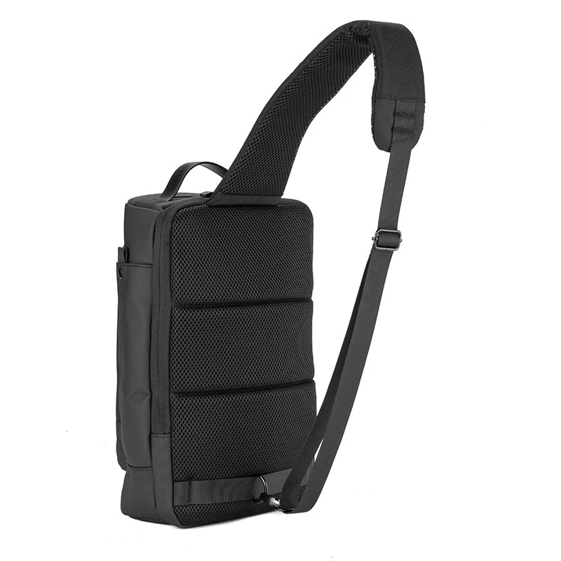 Мъжка раница през рамо  Silver Flame, K013-1, Черна