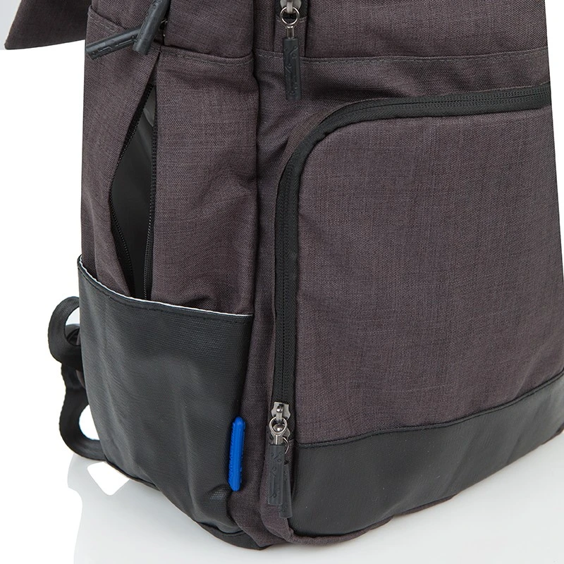 СМАРТ РАНИЦА ЧЕРНО И ТЪМНО СИВО SWISSDIGITAL