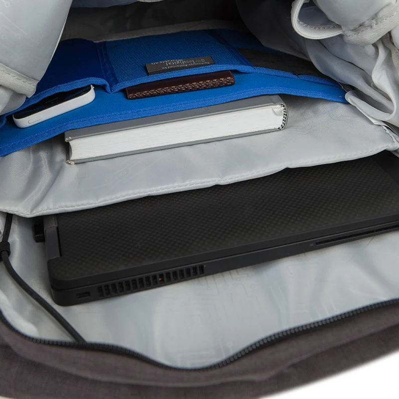 СМАРТ РАНИЦА ЧЕРНО И ТЪМНО СИВО SWISSDIGITAL