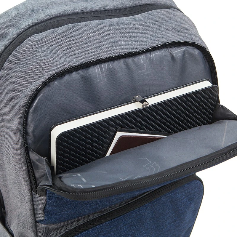 СМАРТ РАНИЦА SWISSDIGITAL В СИНЬО СЪС СИВО