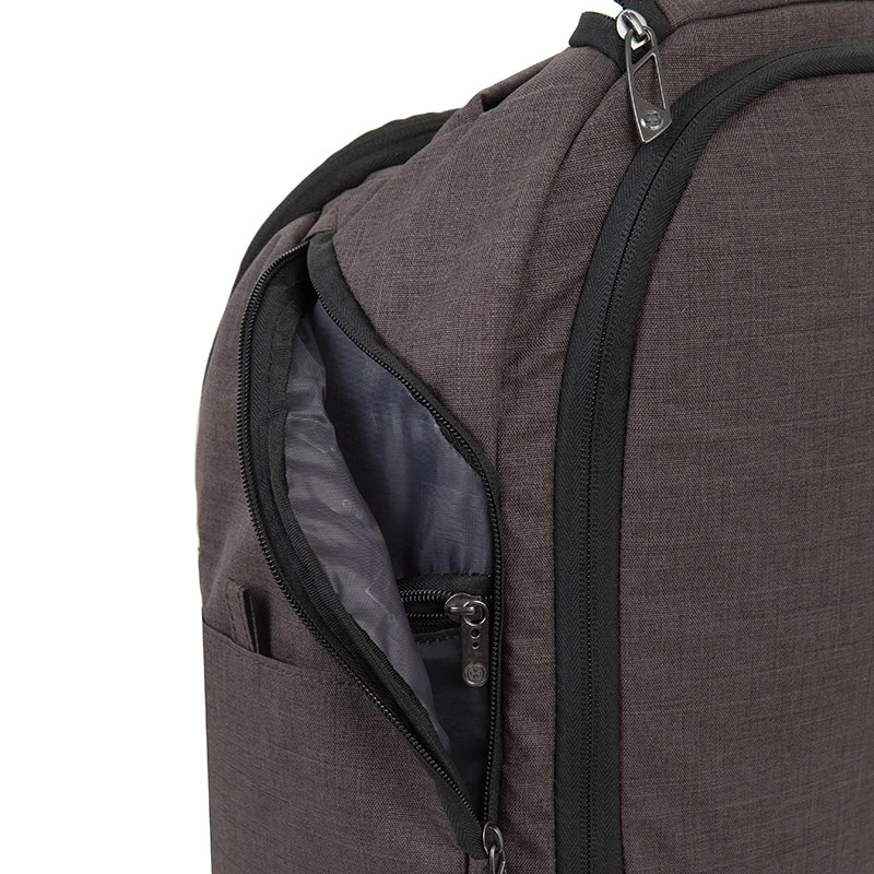 СМАРТ РАНИЦА С КОЛЕЛЦА SWISSDIGITAL В ТЪМНО СИВО