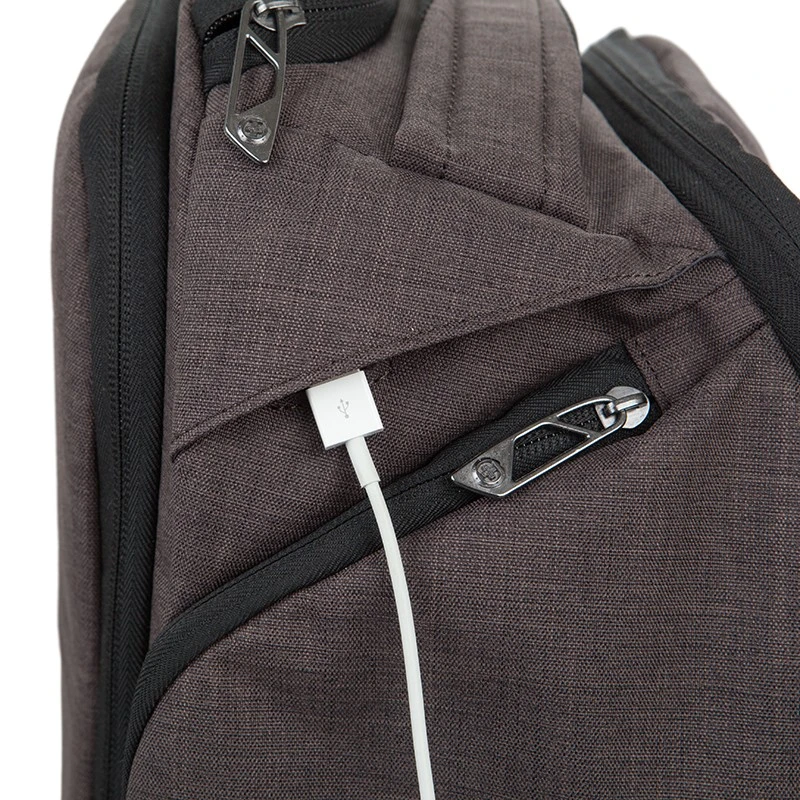 СМАРТ РАНИЦА С КОЛЕЛЦА SWISSDIGITAL В ТЪМНО СИВО