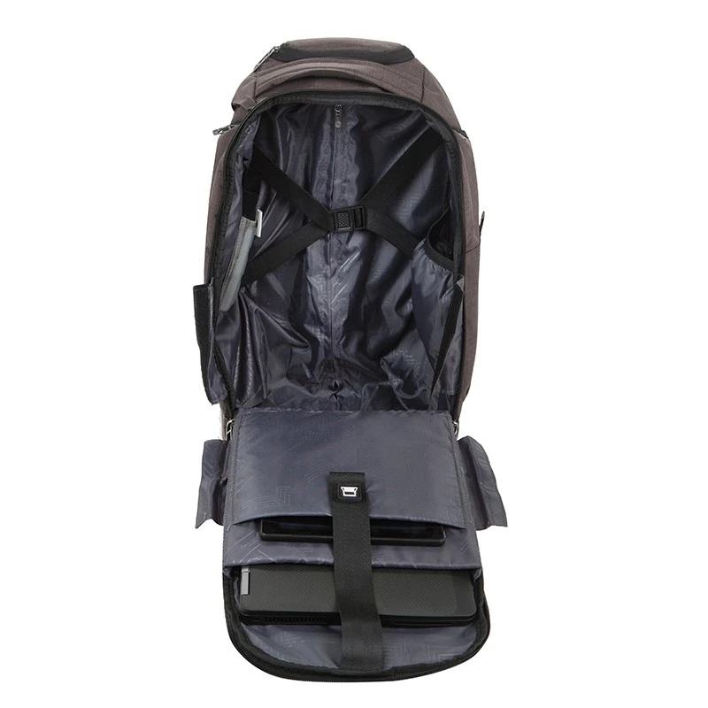 СМАРТ РАНИЦА С КОЛЕЛЦА SWISSDIGITAL В ТЪМНО СИВО