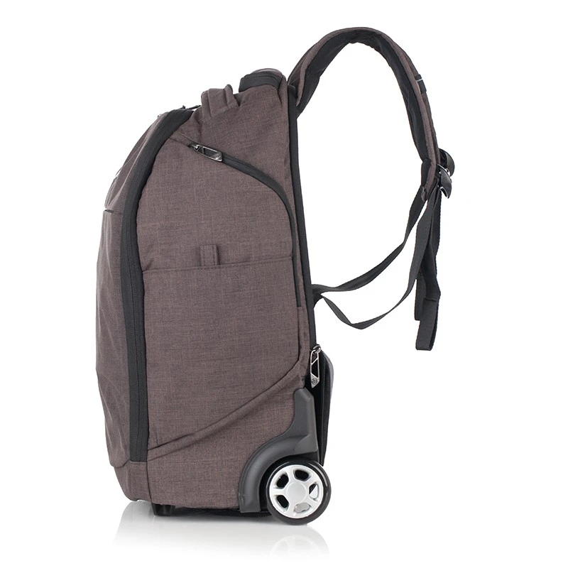 СМАРТ РАНИЦА С КОЛЕЛЦА SWISSDIGITAL В ТЪМНО СИВО