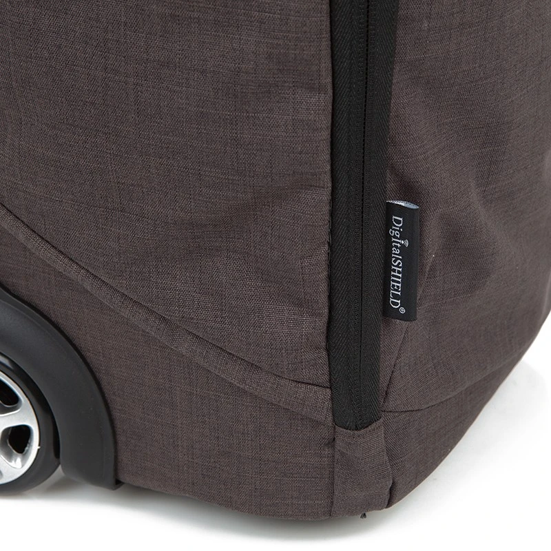 СМАРТ РАНИЦА С КОЛЕЛЦА SWISSDIGITAL В ТЪМНО СИВО