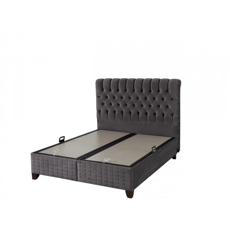 Тапицирано легло Легло Lexus без матрак Сиво, 160х200