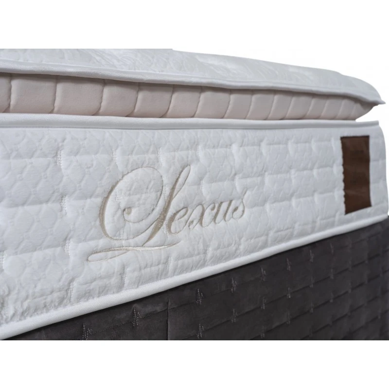 Тапицирано легло Легло Lexus с матрак Сиво, 160х200