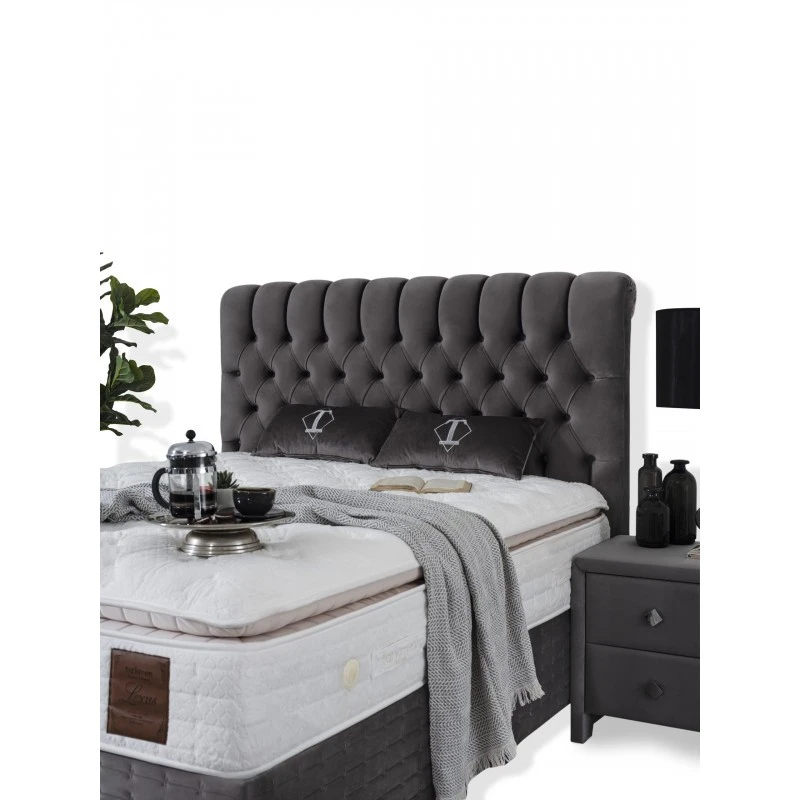 Тапицирано легло Легло Lexus с матрак Сиво, 160х200