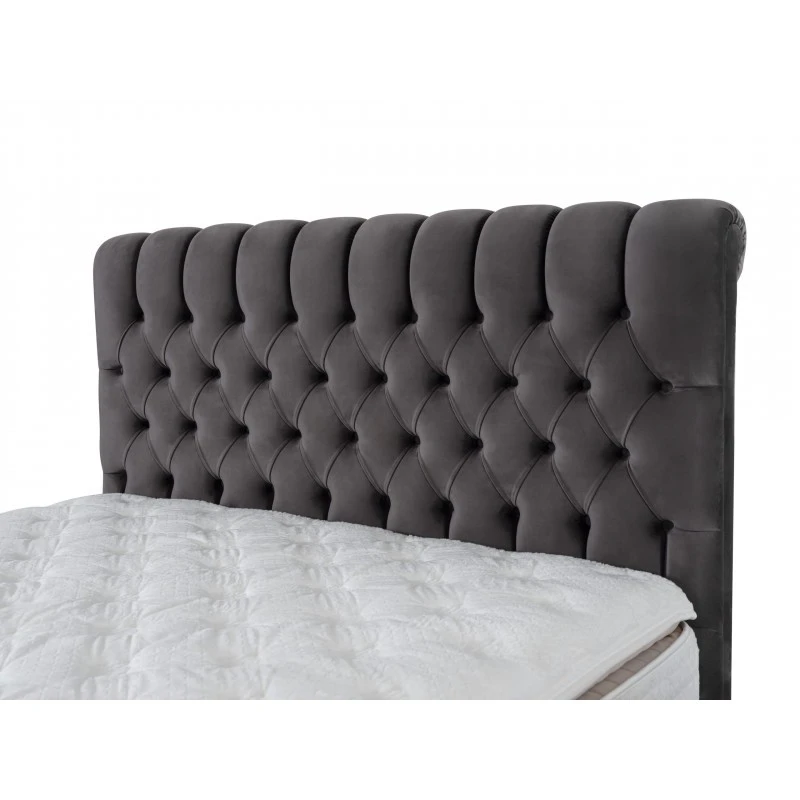 Тапицирано легло Легло Lexus с матрак Сиво, 160х200