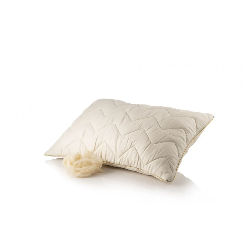 Възглавница Ekotex The Woolland Cotton and Wool Natural, 50/70