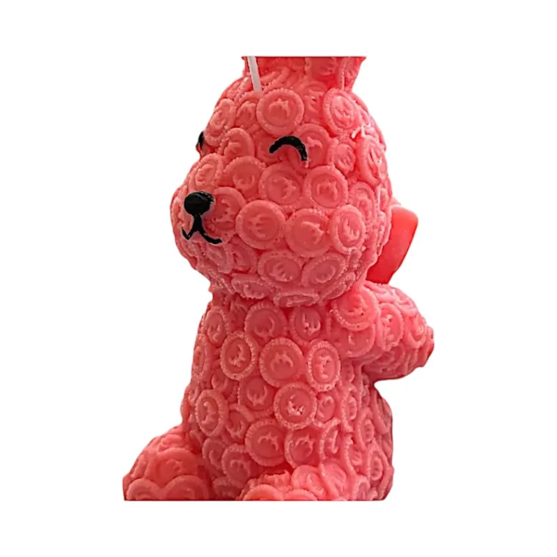 Ароматна свещ от соев и пчелен восък, Заек, М445