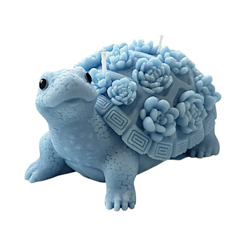 Ароматна свещ от соев и пчелен восък, Костенурка, М449