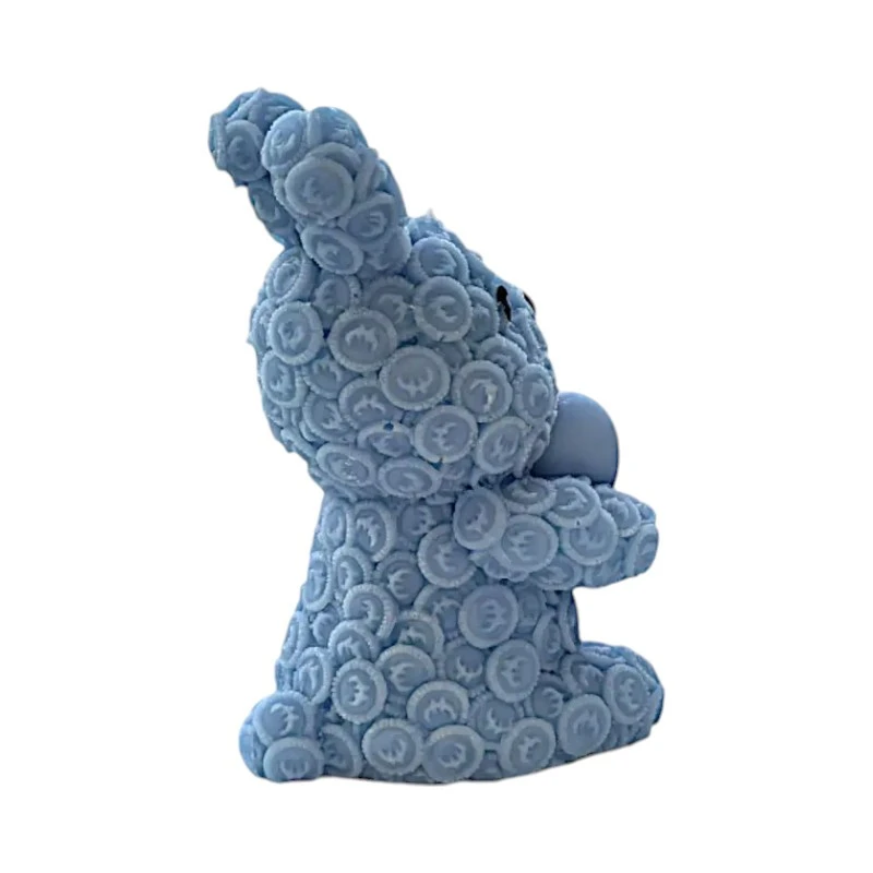 Ароматна свещ от соев и пчелен восък, Заек, М411