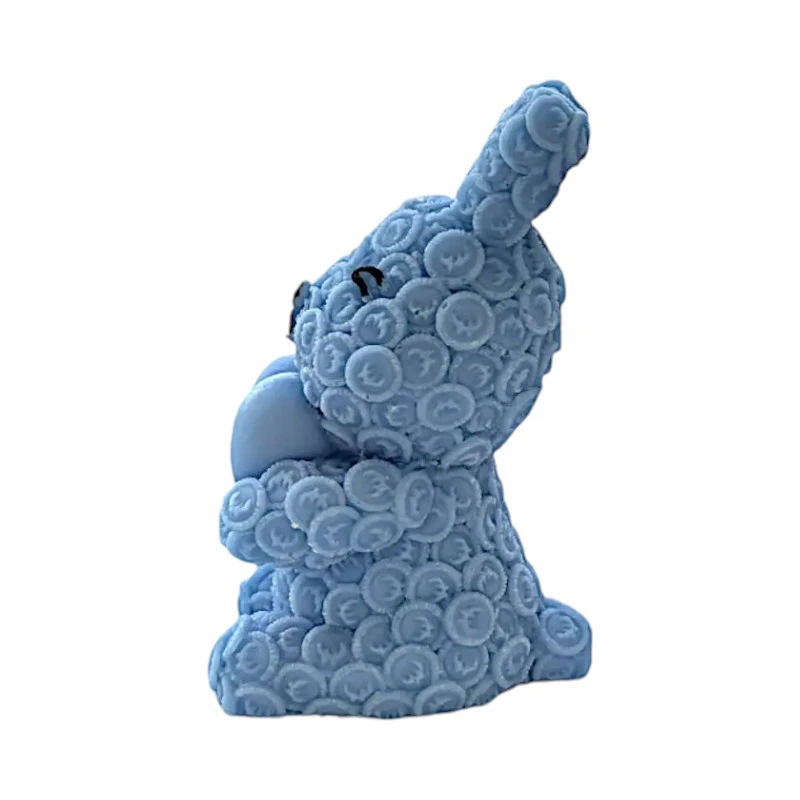 Ароматна свещ от соев и пчелен восък, Заек, М411