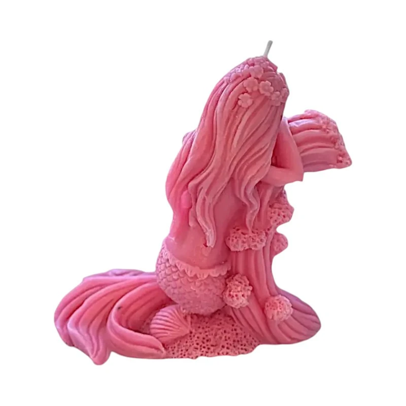 Ароматна свещ от соев и пчелен восък, Русалка, М394