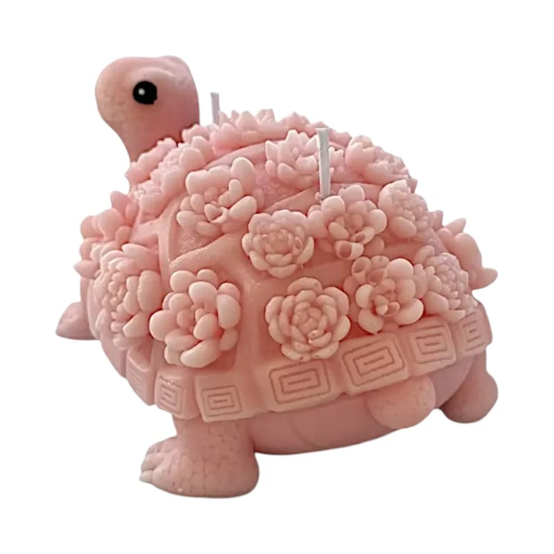 Ароматна свещ от соев и пчелен восък, Костенурка, М421