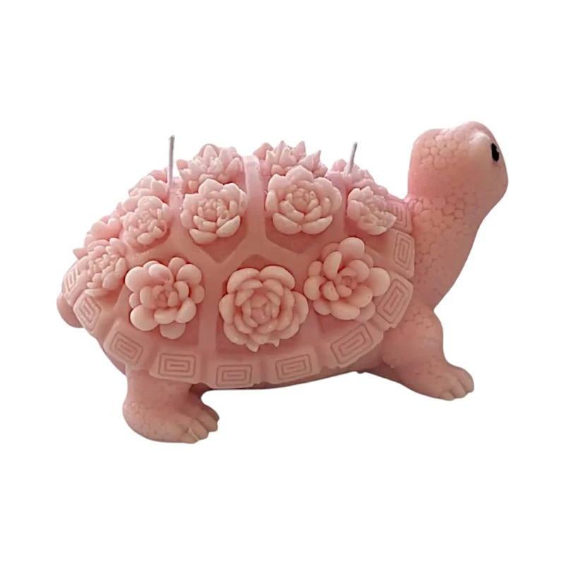 Ароматна свещ от соев и пчелен восък, Костенурка, М421