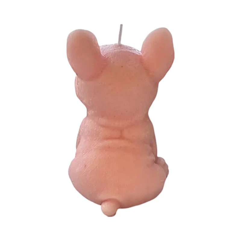 Ароматна свещ от соев и пчелен восък, Френски булдог, М419