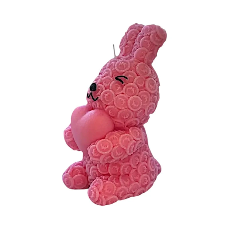 Ароматна свещ от соев и пчелен восък, Заек, М197