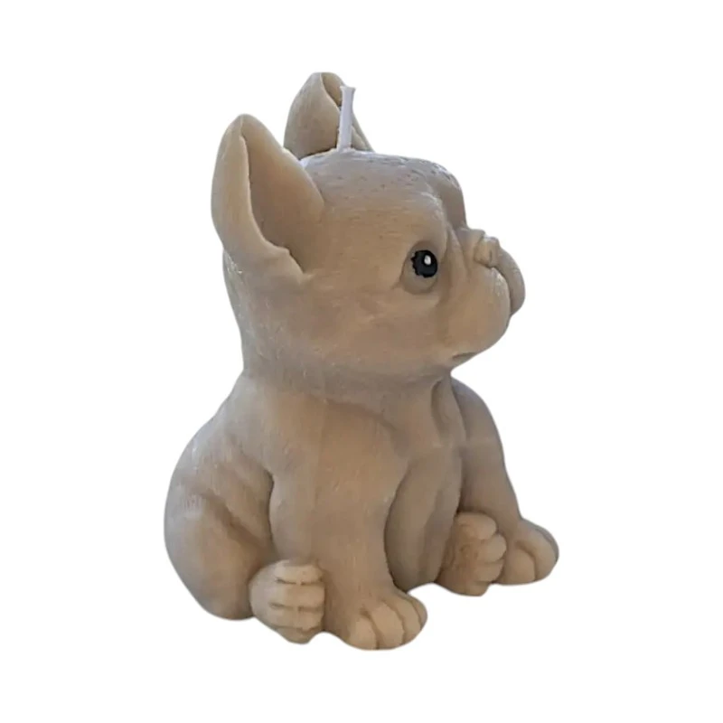 Ароматна свещ от соев и пчелен восък, Френски булдог, М287