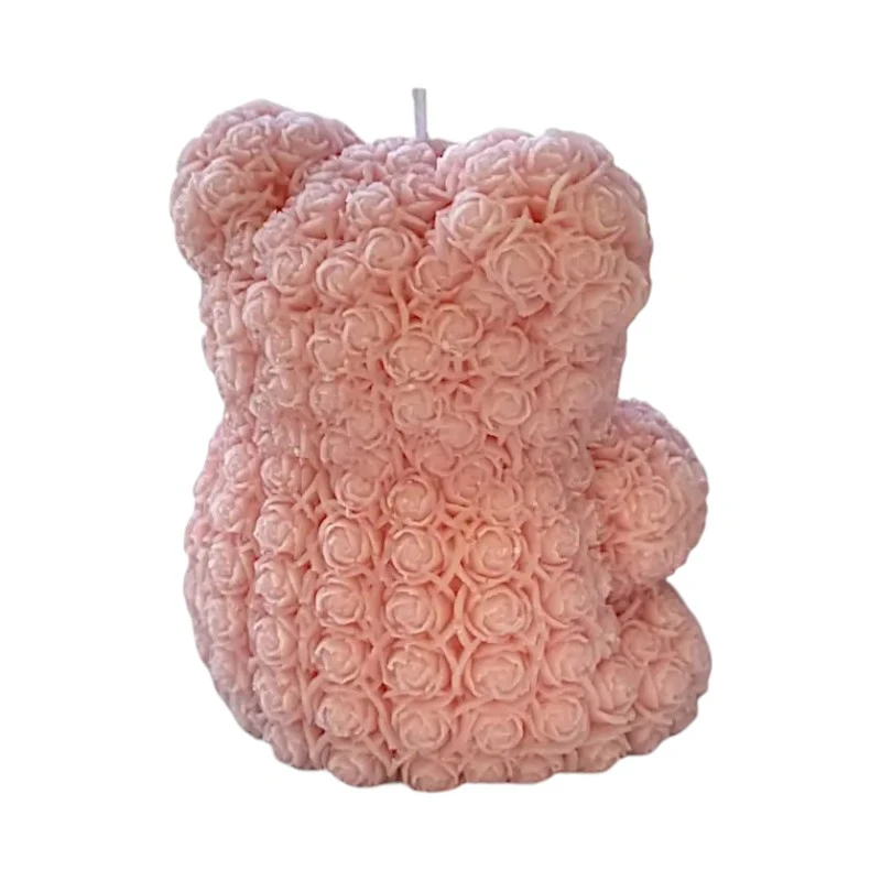 Ароматна свещ от соев и пчелен восък, Мече Голямо, М420