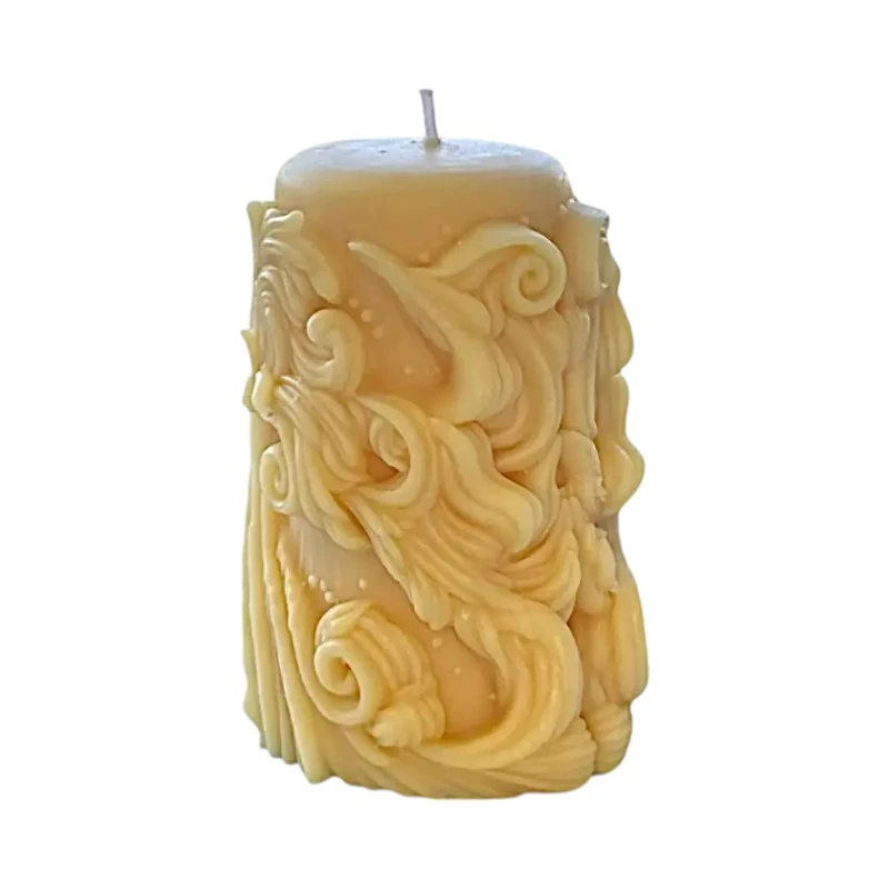 Ароматна свещ от соев и пчелен восък, Детайли, М382