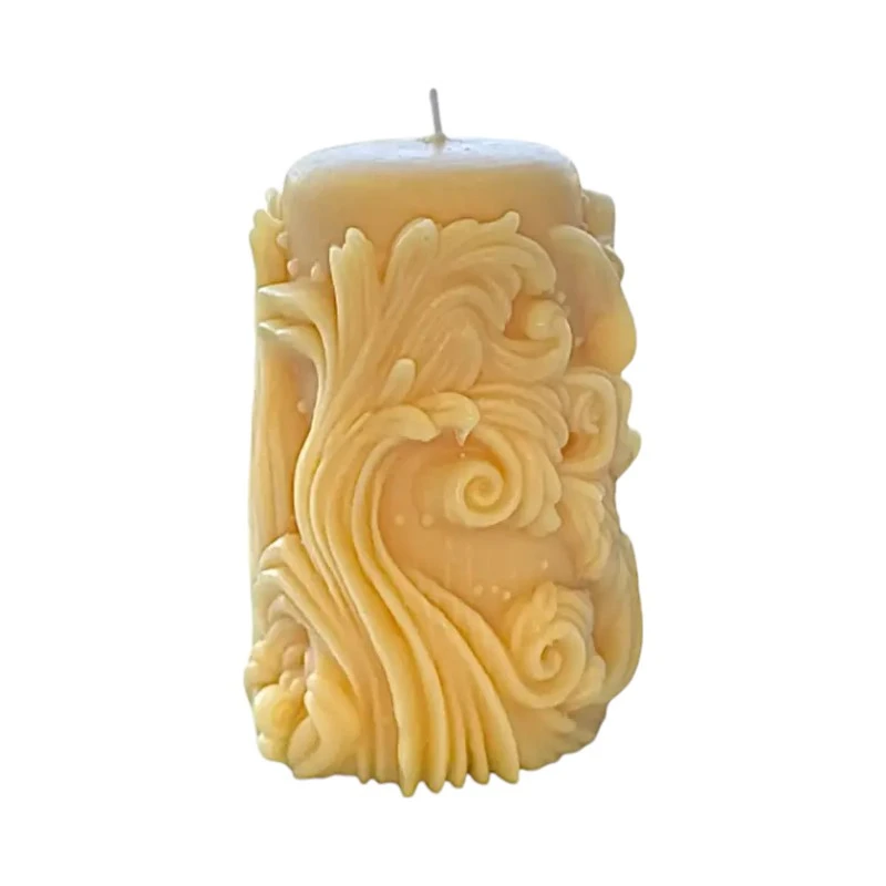 Ароматна свещ от соев и пчелен восък, Детайли, М382