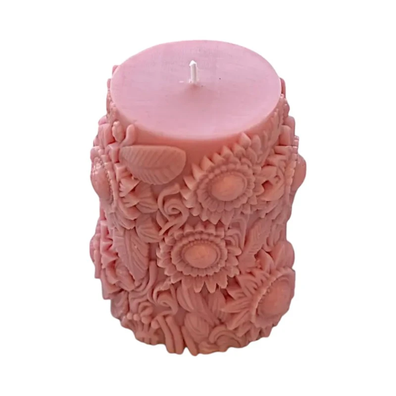 Ароматна свещ от соев и пчелен восък, Слънчоглед, М362